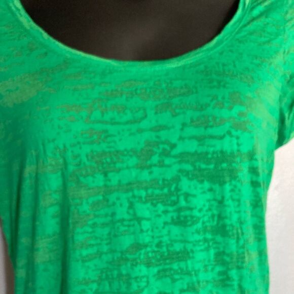 Splash green burnout tshirt - Picture 4 of 5